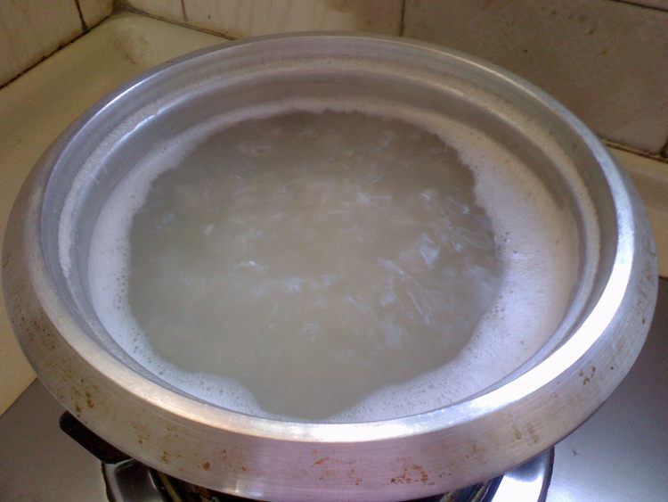 香菇鸡丝粥步骤3