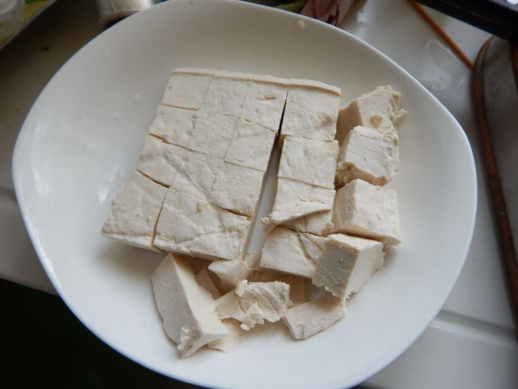 青菜豆腐年糕汤步骤4