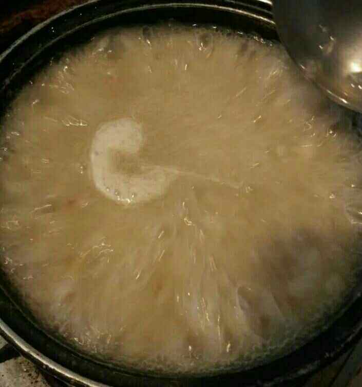 猪肝粉肠瘦肉粥步骤7