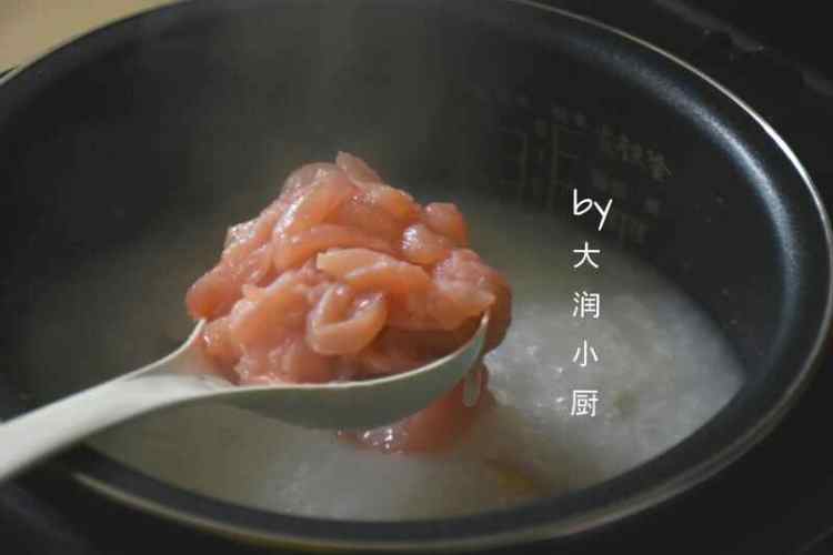 鸡丝香菇萝卜粥步骤5
