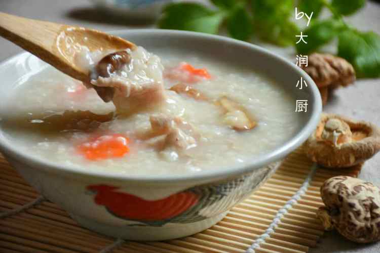 鸡丝香菇萝卜粥步骤9