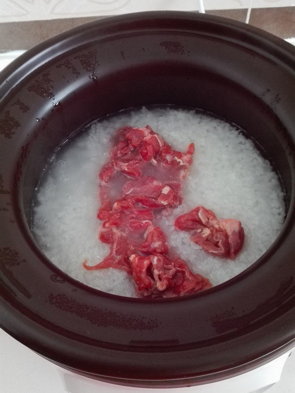 牛肉粥步骤5