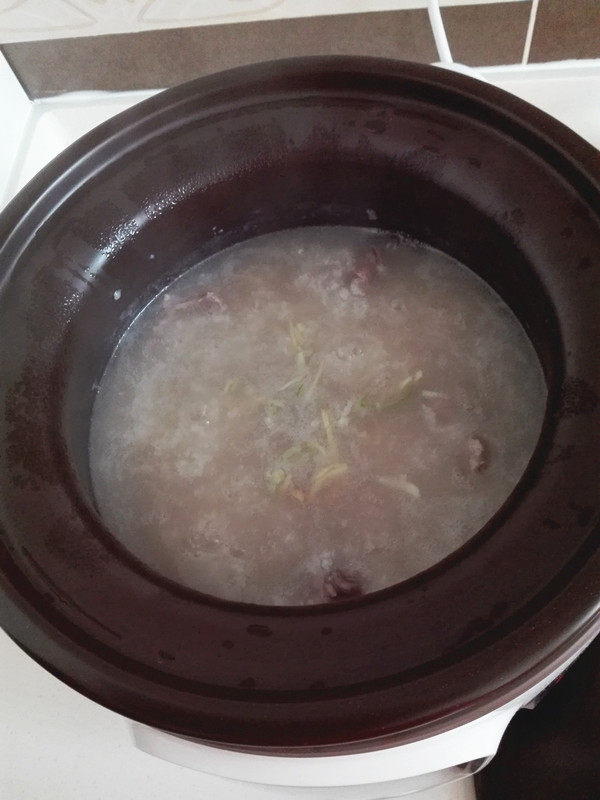 牛肉粥步骤6