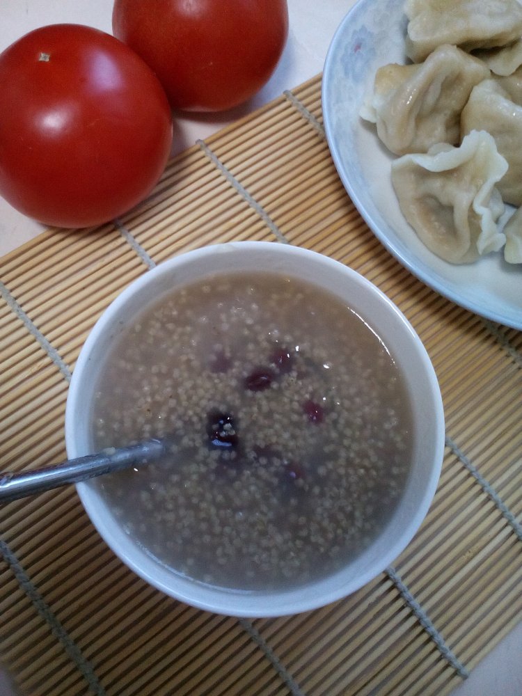 小米红豆粥步骤5