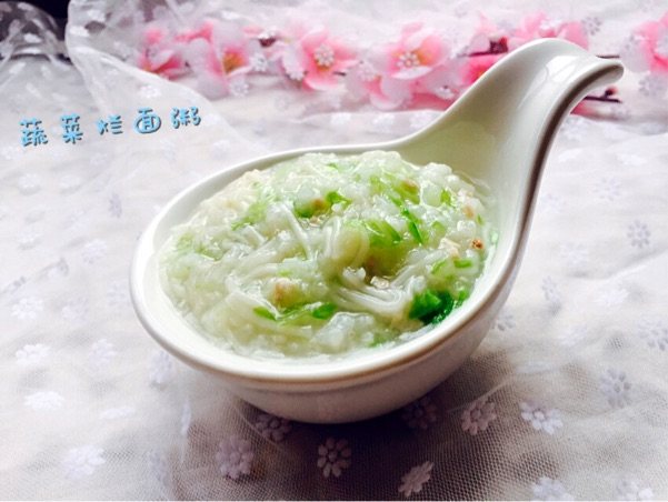 蔬菜烂面粥步骤11