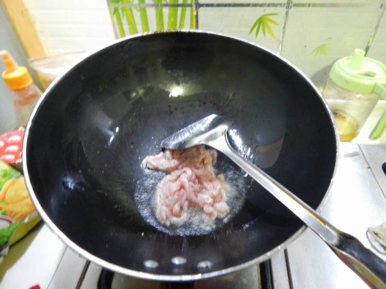 青菜肉丝粉粉步骤8