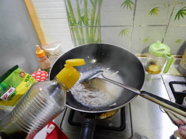 青菜肉丝粉粉步骤10