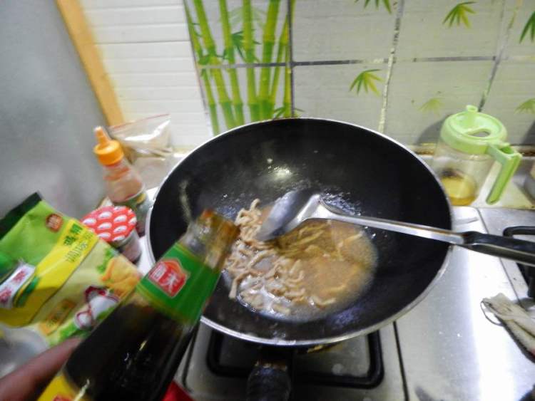 青菜肉丝粉粉步骤13