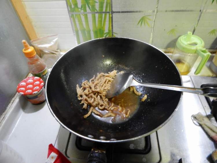 青菜肉丝粉粉步骤14