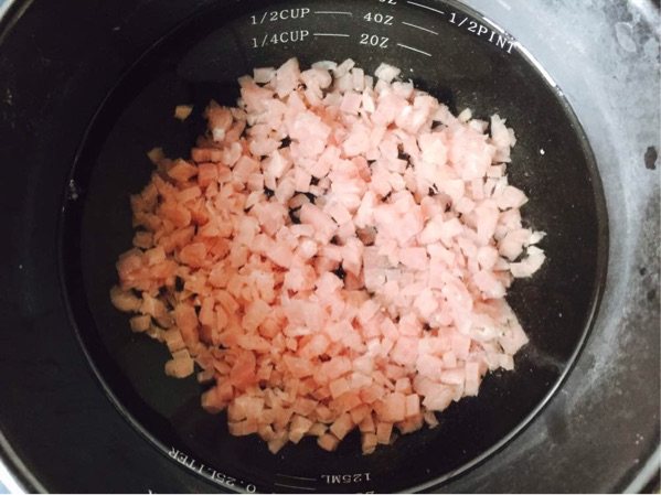 豆腐白菜瘦肉粥步骤7