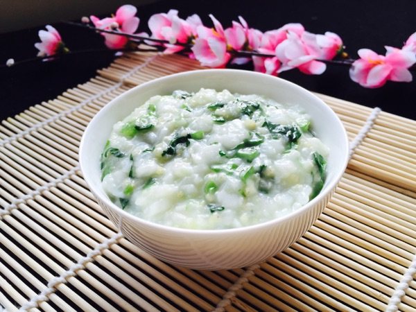 青菜鳕鱼粥步骤10
