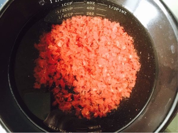 白菜牛肉小米粥步骤6