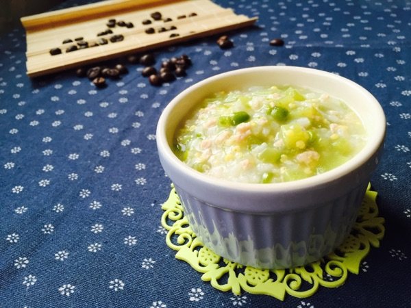 青豆瘦肉小米粥步骤11