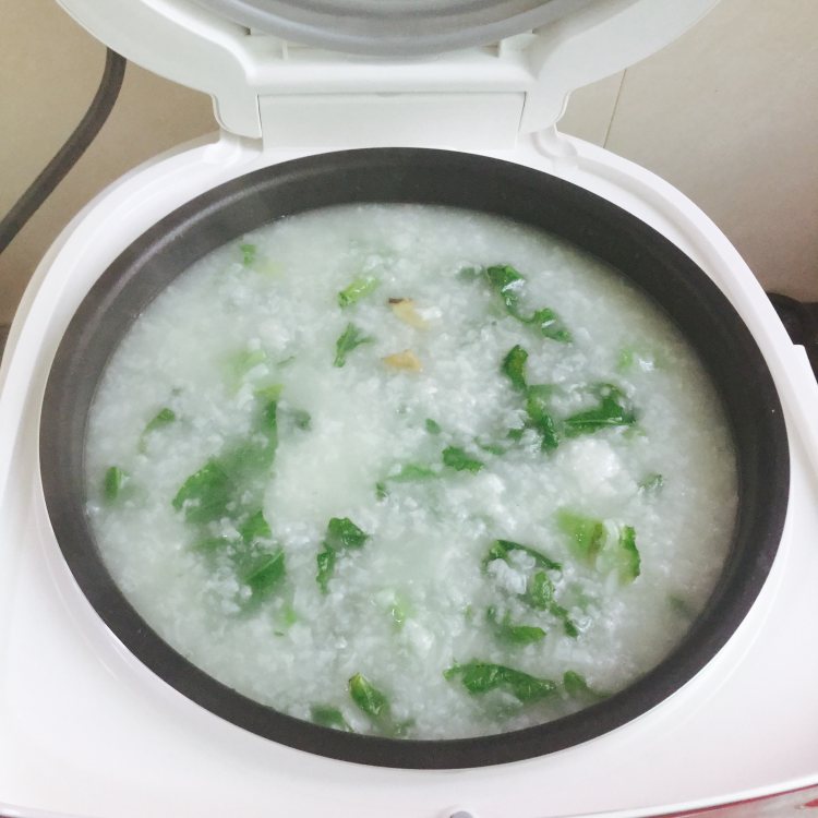 芥菜鱼片粥步骤9
