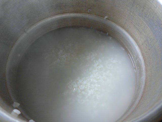 油菜蕻鲍鱼大米粥步骤9