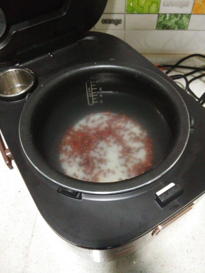 果脯坚果红豆粥步骤3