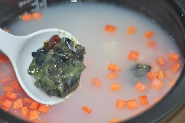 三色鸡肉粥步骤5
