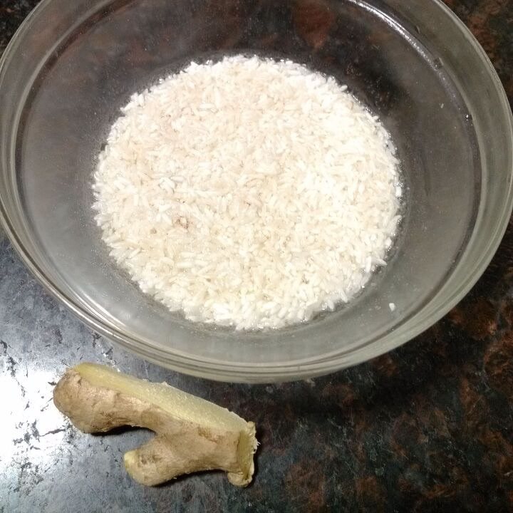 芥菜瘦肉粥步骤1