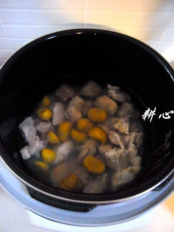 栗子鸡粥步骤3