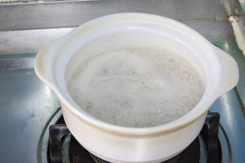 核桃芡实栗子粥步骤6