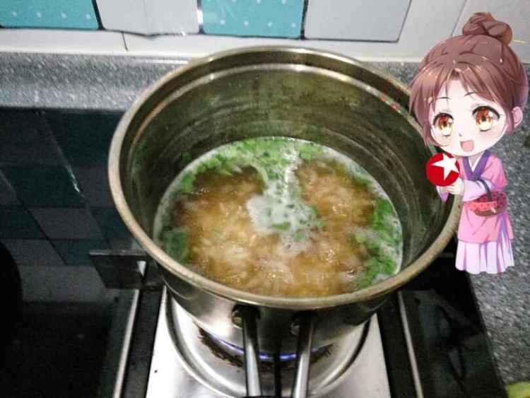咸味菜粥步骤5