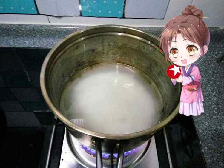 咸味菜粥步骤2