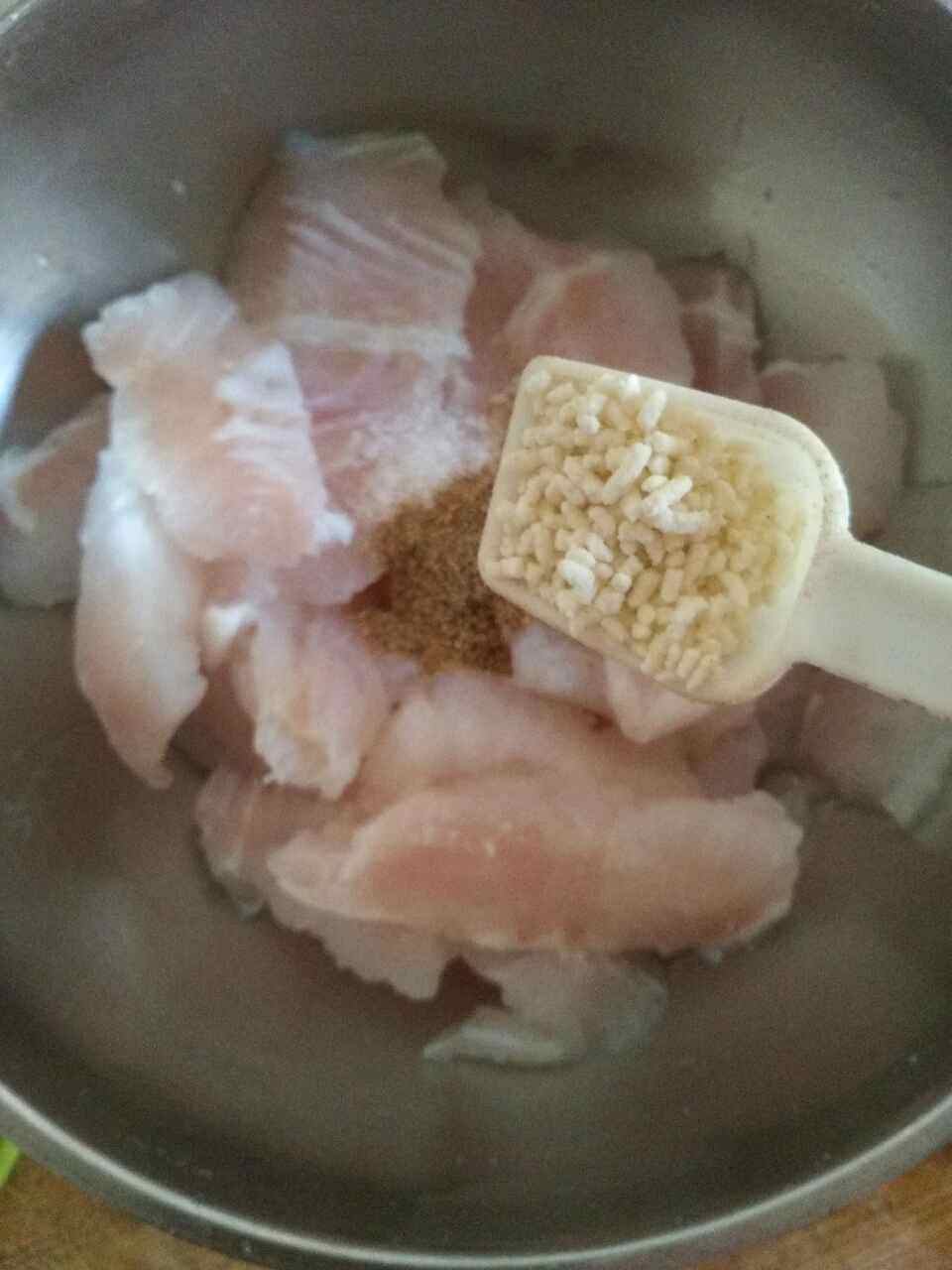香菇鱼肉粥步骤6
