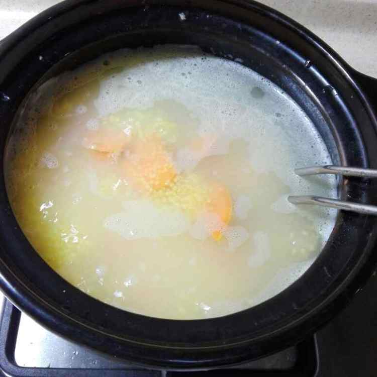 玉米渣红薯粥步骤4