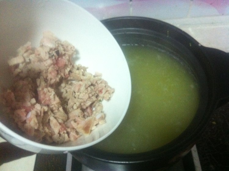 土荞麦瘦肉粥步骤3