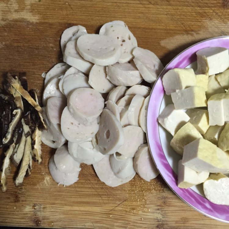 豆干肉丸粥步骤2