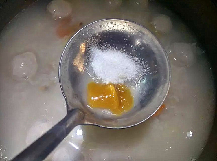 虾干肉丸粥步骤5