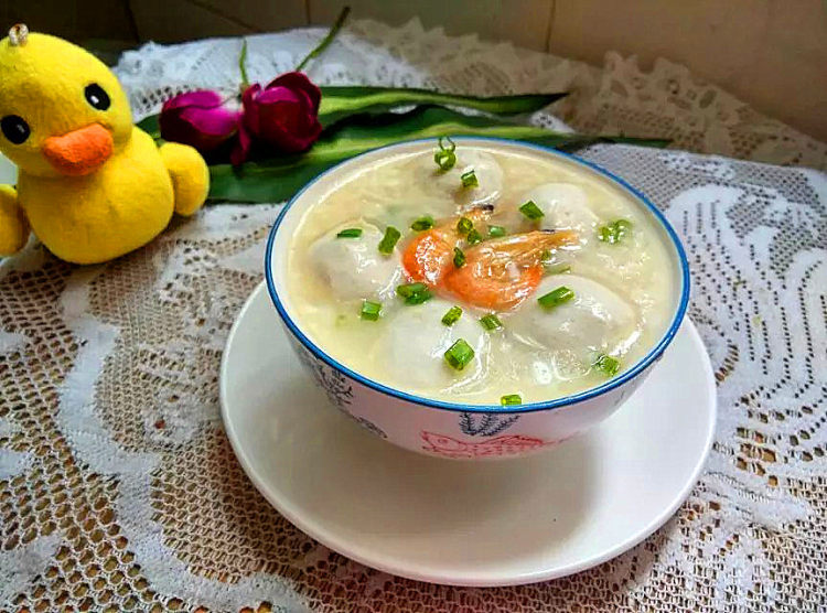 虾干肉丸粥步骤7