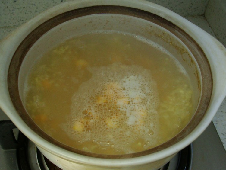 红薯麦片大黄米粥步骤4