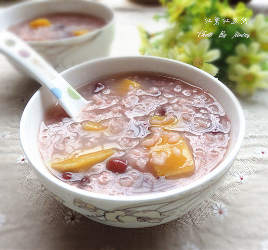 红薯红豆粥步骤7