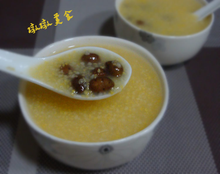 山药豆煮小碴粥步骤10