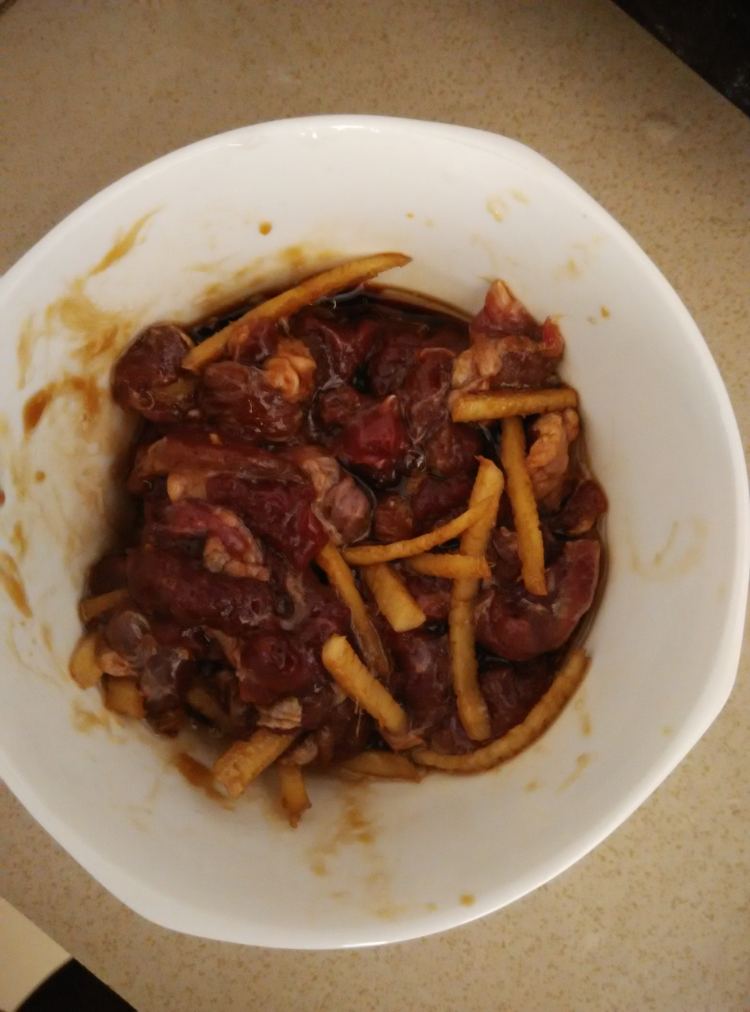 香菇牛肉粥步骤3