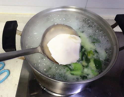 红薯菜粥步骤6