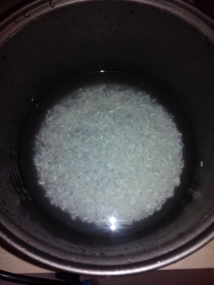 绿豆花生粥步骤3