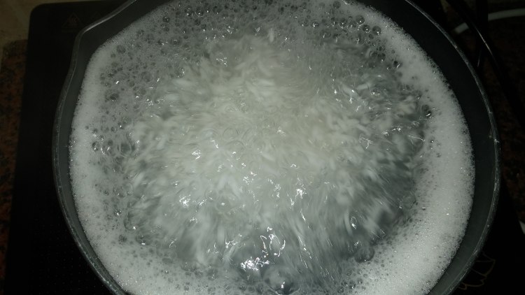 香菜牛肉粥步骤1