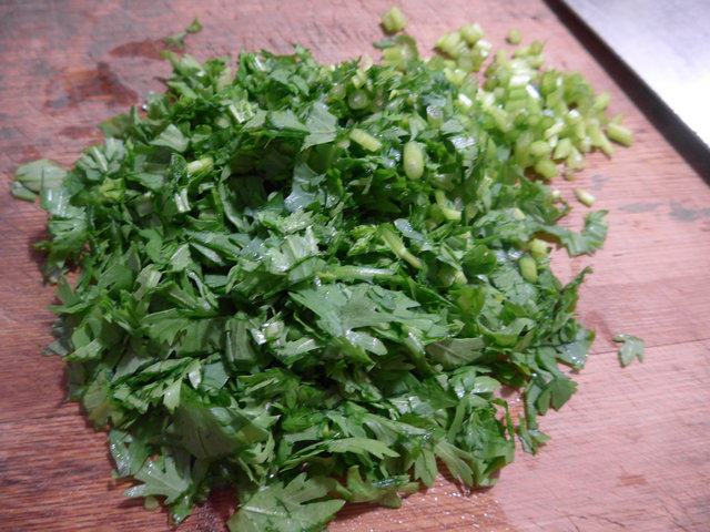 猪肉末茼蒿大米粥步骤2