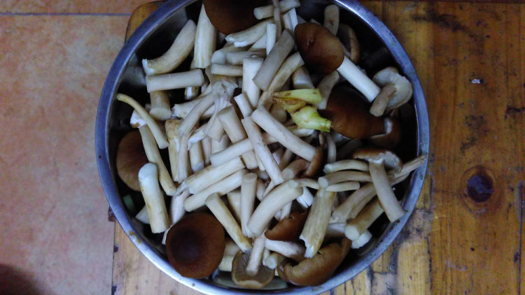 茶树菇草鱼粥步骤2