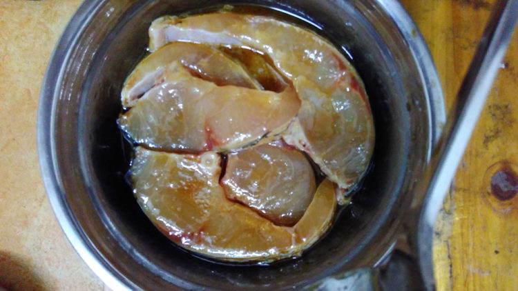 茶树菇草鱼粥步骤4