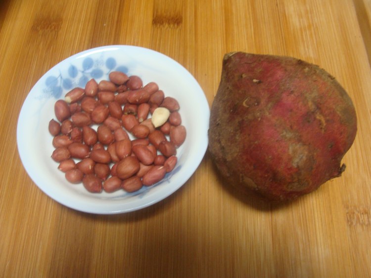 红薯花生粥步骤2
