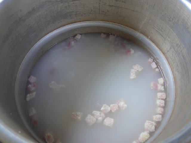 咸肉香芋大米粥步骤6