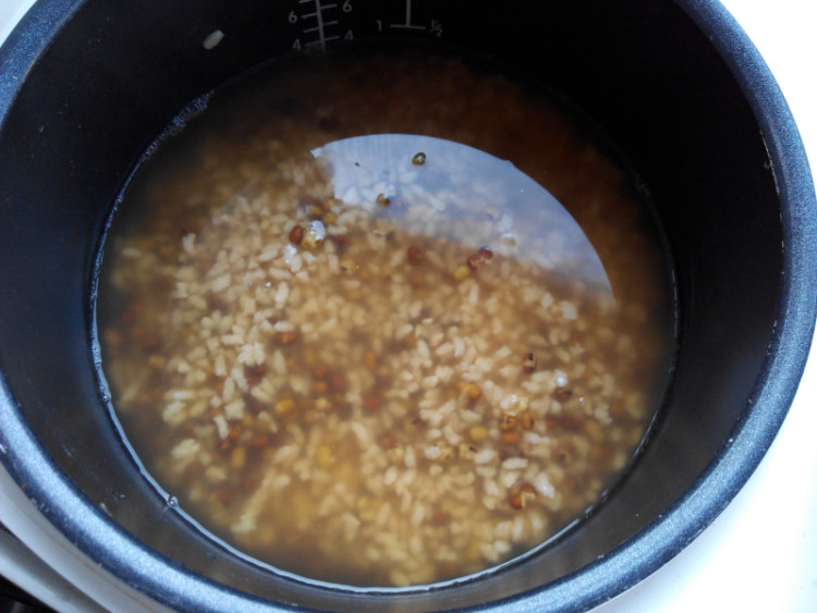 绿豆大米稀饭步骤7
