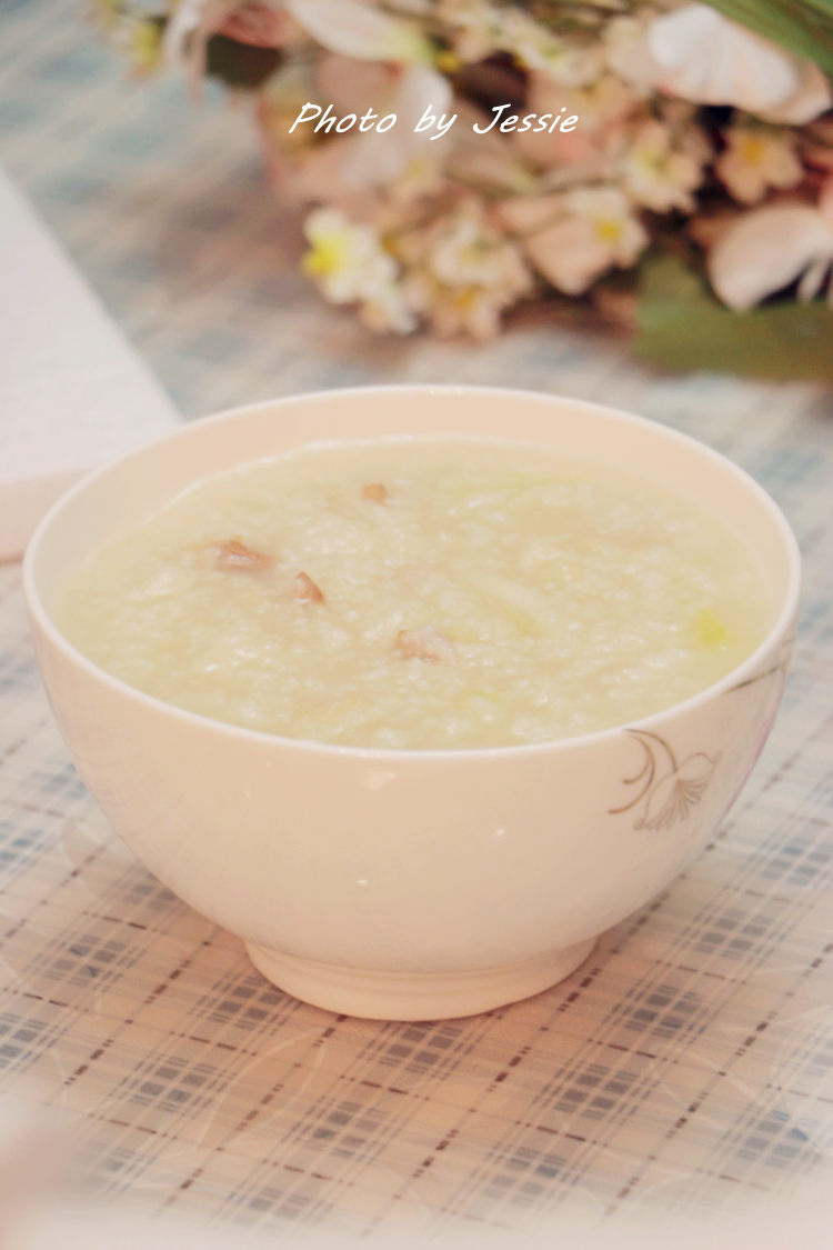 青菜瘦肉粥步骤20