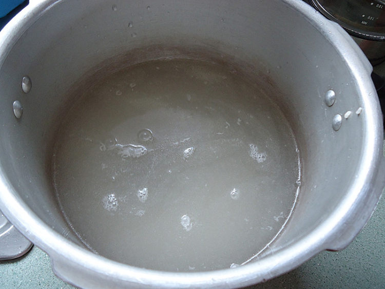 生菜猪红粥步骤3