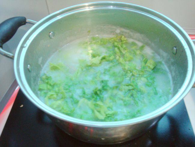 生菜鸭肉粥步骤9