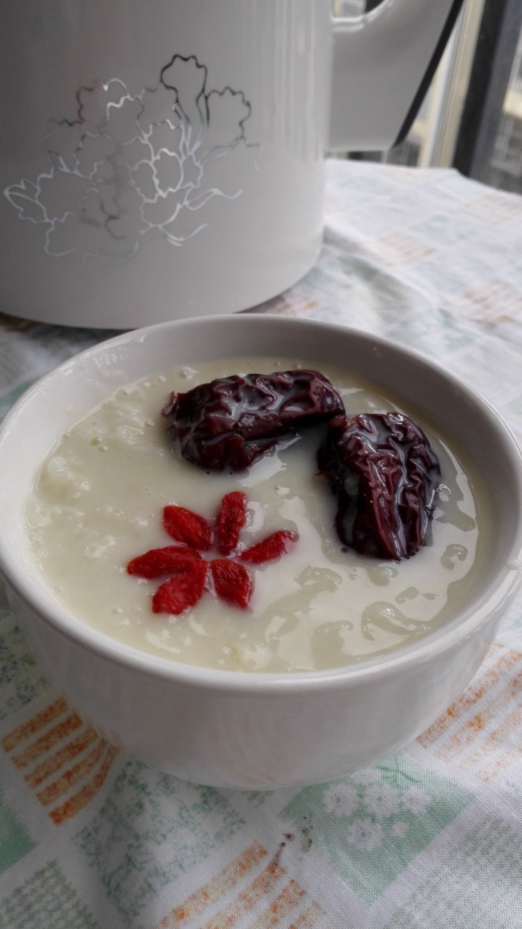 豆浆冰糖粥步骤5