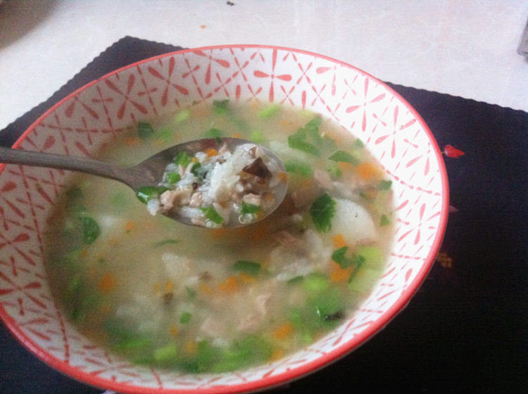 杂蔬板鸭藜麦粥步骤12